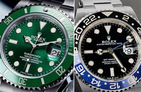 rolex submariner vs gmt blue black|Rolex gmt meteorite retail price.